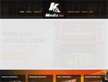 Tablet Screenshot of k6media.ca